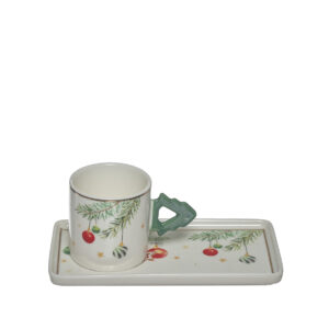 Tasse à café avec petite assiette