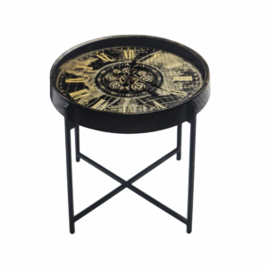 Table d'appoint horloge
